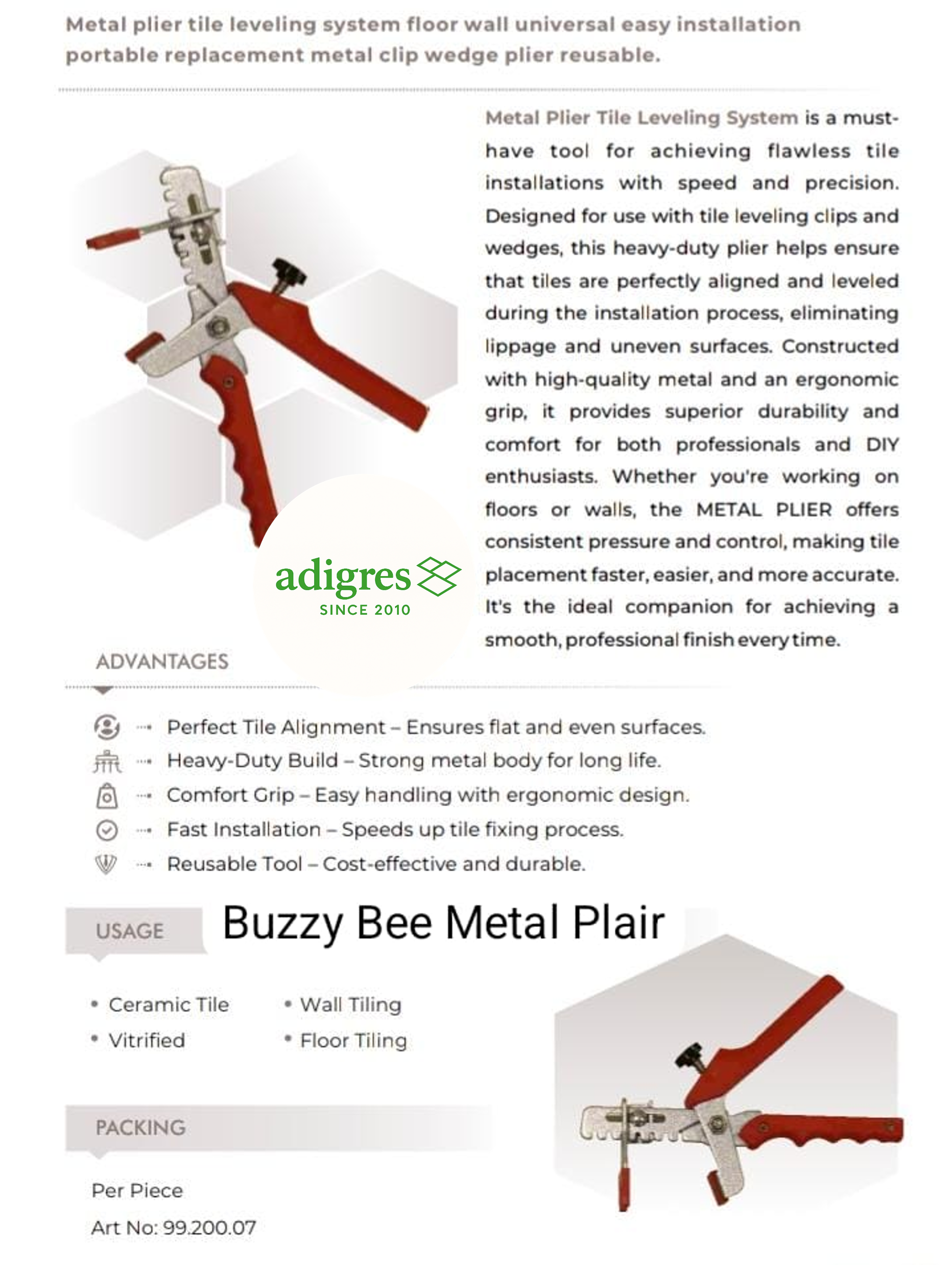 METAL PLAIR